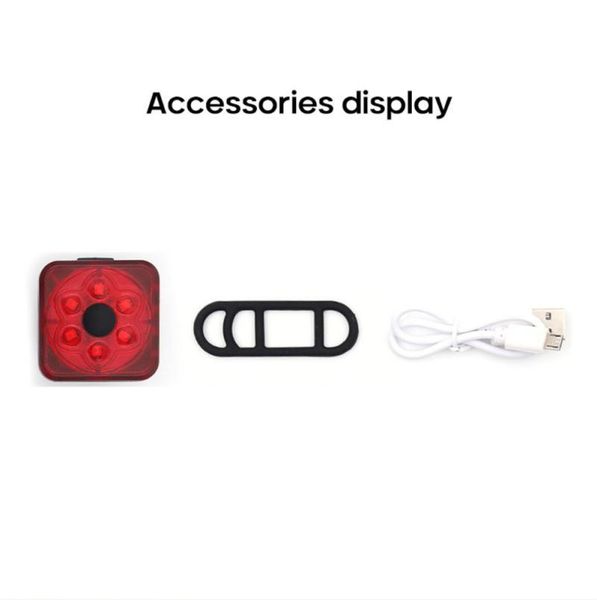 

bicycle light lotus taillight waterproof riding seatpost rear light led usb chargeable mountain bike cycling tail-lamp