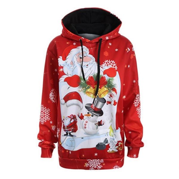 

2021 new ugly christmas sweaters with hoodie couple sweater matching clothes for male lovers new winter kga6, White;black