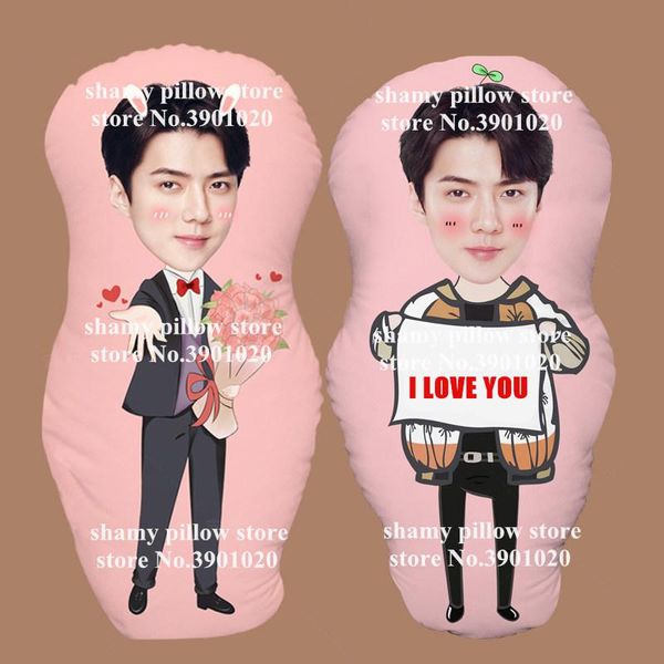 

pillow korea hugging cartoon girl sehun kpop customize