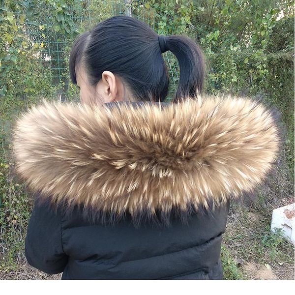 

natural raccoon fur scarf winter hood fur decor shawl raccoon fur scarf winter coa jllxyg