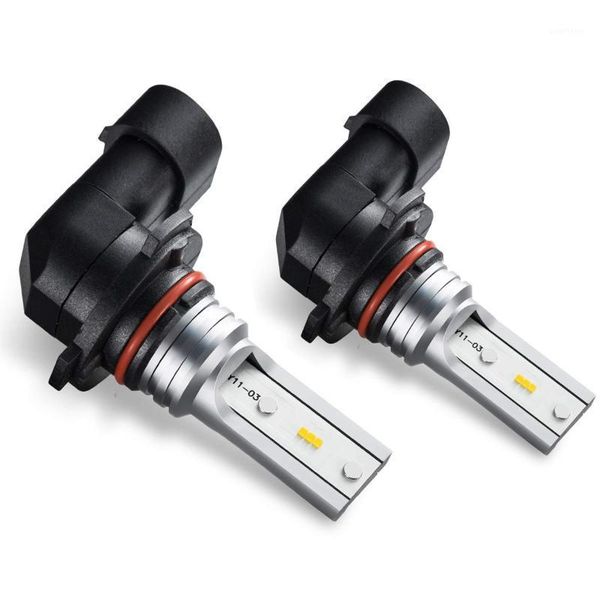 

h4 h7 led fog light bulb, marsauto h8 led fog lamp high power csp-y11, cool white 5500-6500k (pack of 2)1