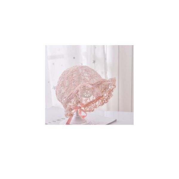 

lace newborn baby hats pgraphy props flower baby girls summer hat breathable cotton infant bonnet caps court style l qylvax, Yellow