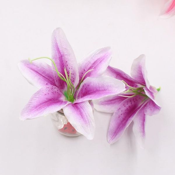 

1pcs silk gradually orchid artificial flower for wedding home decoration diy craft wreath gift scrapbook flower bouquet jllnbk