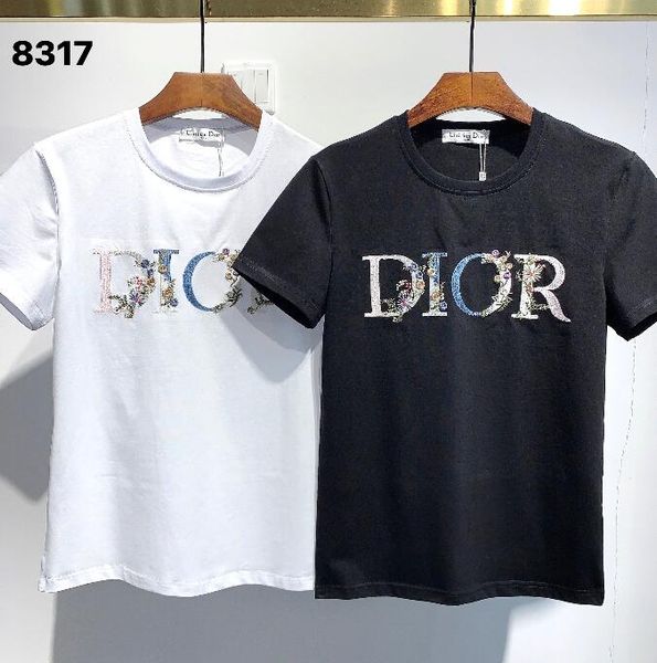 

ummer paris mens luxury clothing drill t-shirt diagonal letter print t shirt fashion r tshirts casua145, White;black