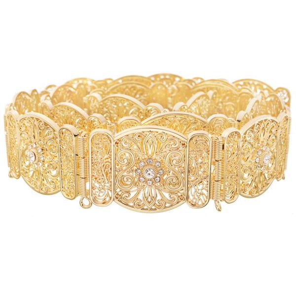 

stylish hollowed out court carved fine metal waist chain body decorated with turkish bohemian square buckle metal belly chain, Black;brown