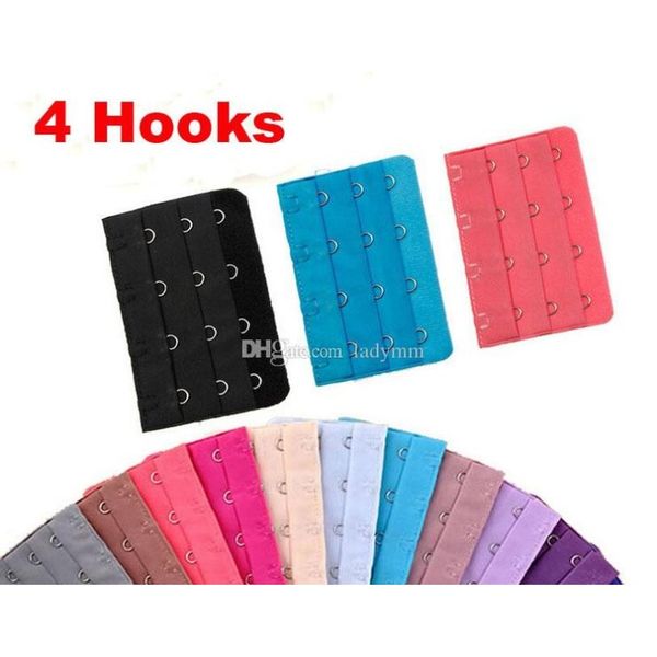 

new 2/3/4/5 hooks women's bra strap long extender hook clip nude sqcvph dh_bde, Black;white