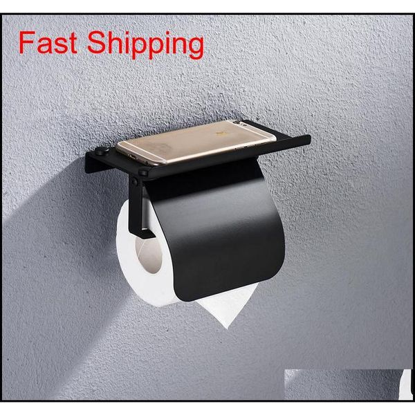 

concise stainless steel roll paper holder wall mount toilet paper holder with phone shelf bathroom fixtur qyleqr dh_seller2010