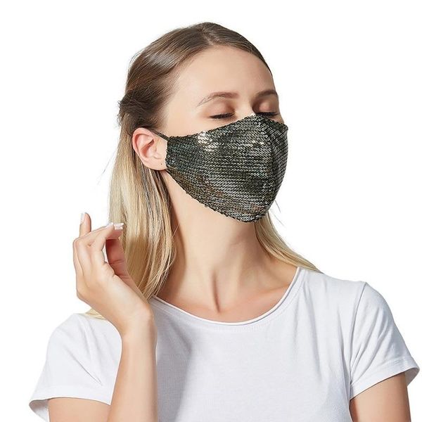 

bling rhinestone mask face decoration face jewelry for women party face accessories crystal mouth mask wedding gift sqcirs pingtoy, Black