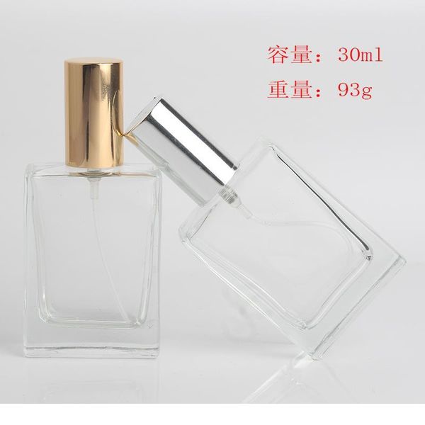 

1pcs 30ml mini travel perfume bottle cosmetic container empty metal spray bottle clear glass bbyaok