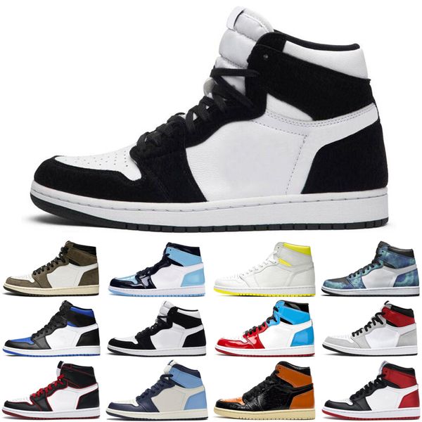 

dropshipping jumpman 1 1s men women basketball shoes tubro green shadow fearless chicago gold toe mens trainers sport sneakers