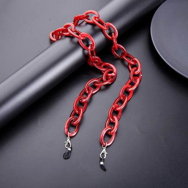 

kissme multicolor big acrylic link eyeglasses chains for women sunglasses masking chains hyperbole new fashion jewelry wholesale h jllkgh