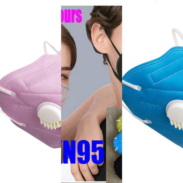 

u70ja24 hours shipfashion 10 colors mask with valve reusable 6layer protective designer face covering black mascherina wholesale 4