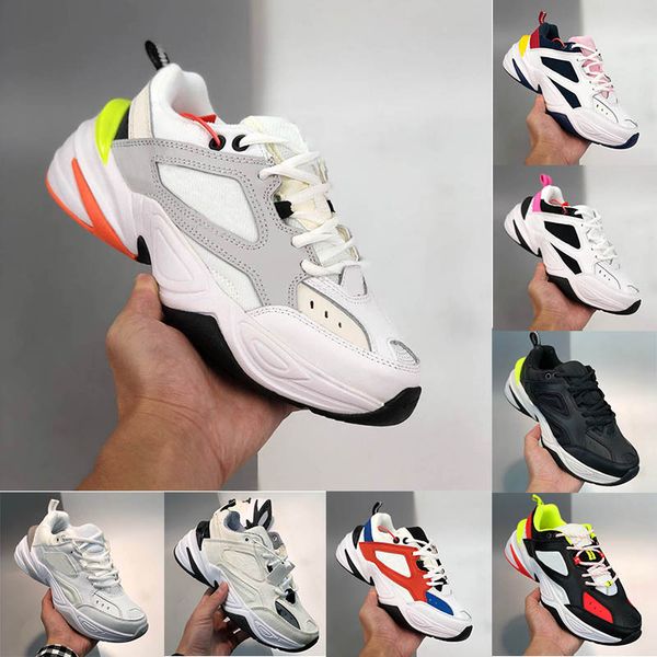 

whosale m2k monarch 2k tekno 2000 dad chunky men women running shoes triple black white chaussure homme sports sneakers