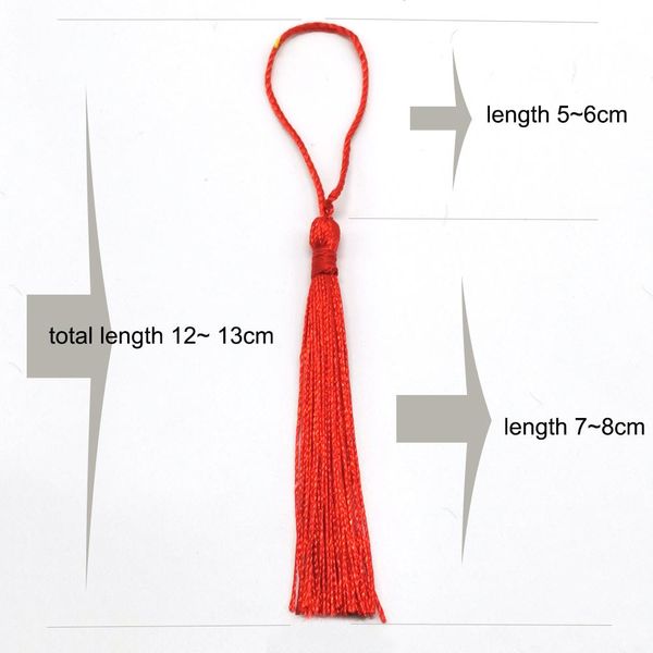 

100pcs pack silk tassel fringe brush sewing accessories tassel fringe trim tassel pendant for curtains jewelry diy home decor h jllnmo
