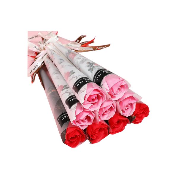 

artificial carnation rose soap flowers for home decoration sunflowers floral soap scented essential wedding valentine day gift home decor