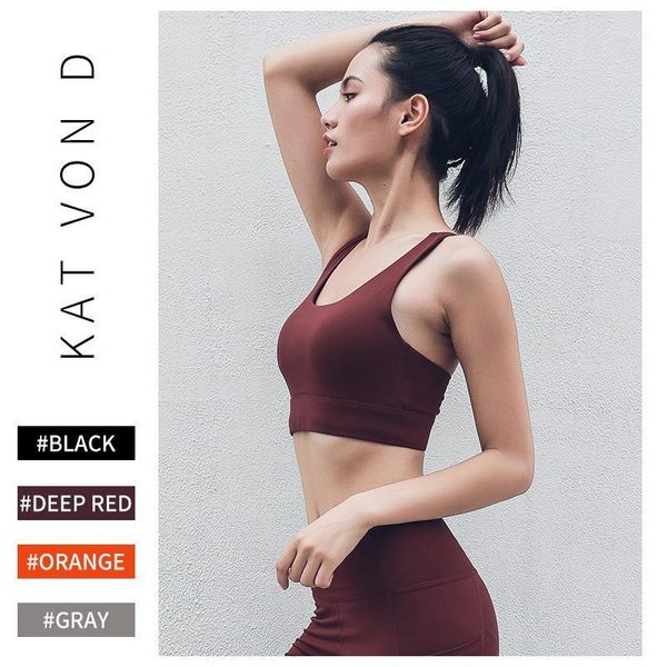 

2020 new style sports brassiere cross sports beauty back underwear push up running yoga fitness bra bra /301, White;black