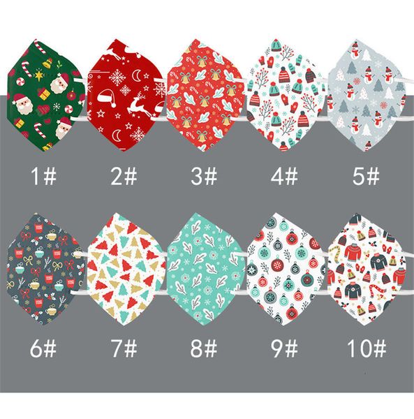 

merry gift christmas snowman fashion face mask k95 anti-dust haze fog protection breathable facemask