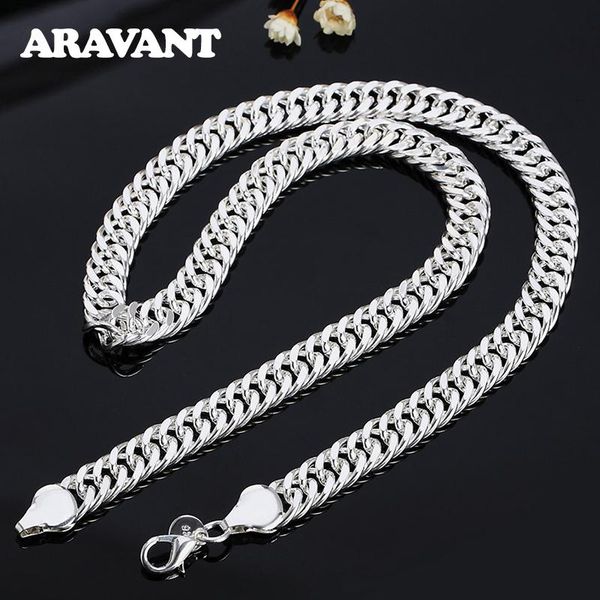 

chains 925 silver 10mm 20/24 inches necklaces chain for men necklace jewelry