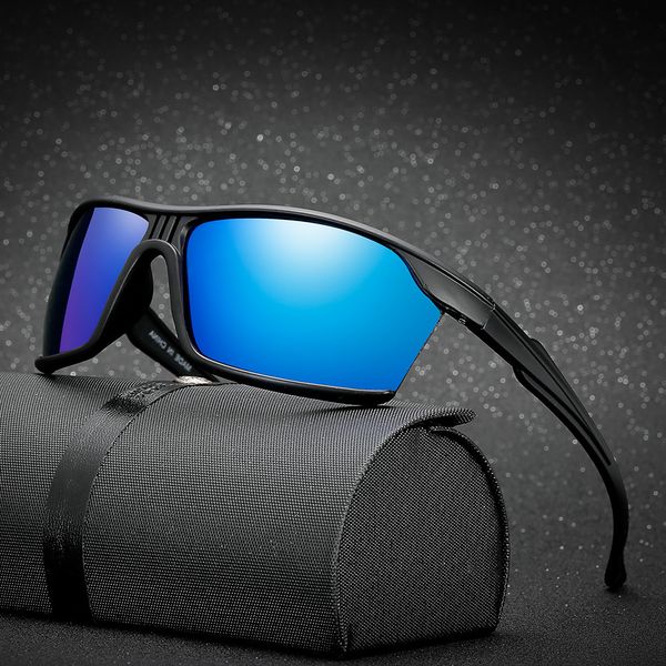 

2019 sale men nomanov new colorful fashion polarized sunglasses sports outdoor driving anti-uv anti-wind goggles mirror lenses, White;black