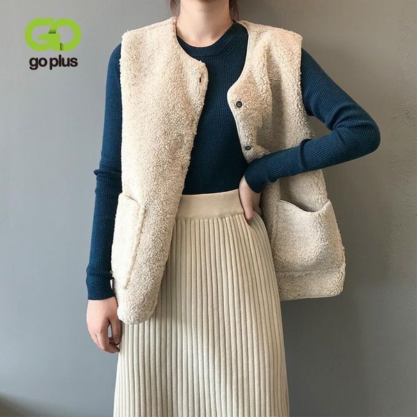 

women's vests winter vest korean style solid round neck sleeveless womans chalecos para mujer gilet femme kamizelka damska, Black;white