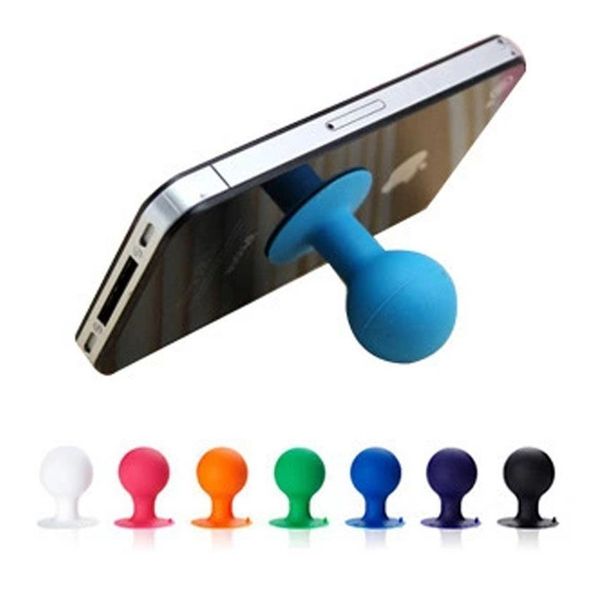 

phone tablet holder for ocs sucker balls bracket round sucker phone deskstand silicone suction cup for samsung