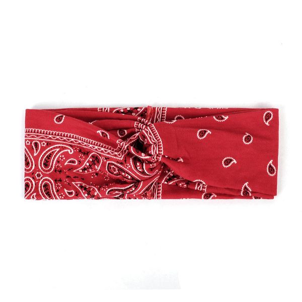 

bohemian cashew flowers print headband cross knotted wide headband women hairband men elastic turban yoga sport hair accessories q sqcqmw