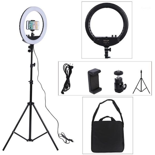 

14 inch p studio lighting led ring light bi-color 3200-5600k pgraphy dimmable ring lamp with stand for portrait,makeup1