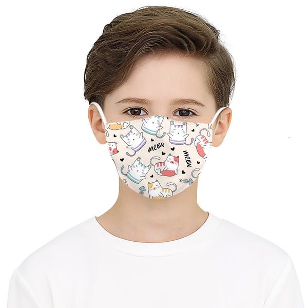 

element hd 3d painting kids crane pattern nature masks reusable protective pm2.5 filter 5 layers dustproof was