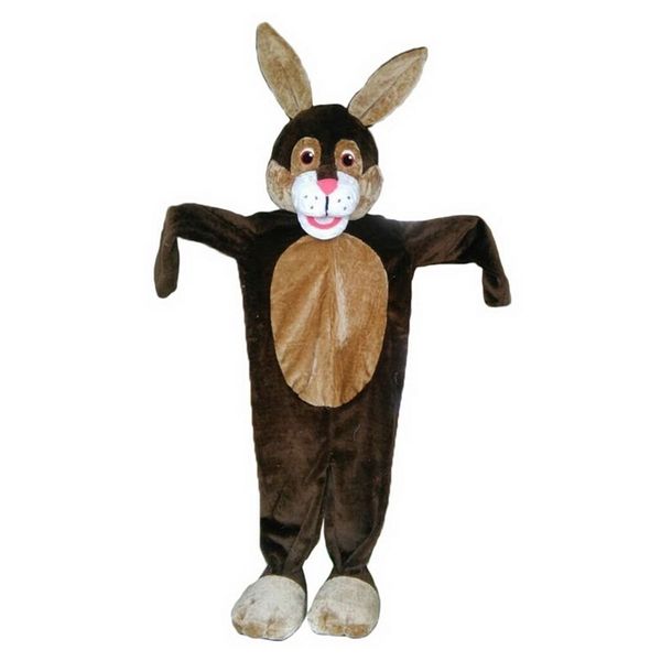

brown rabbit mascot costume cartoon character size longteng (tm)05, Red;yellow