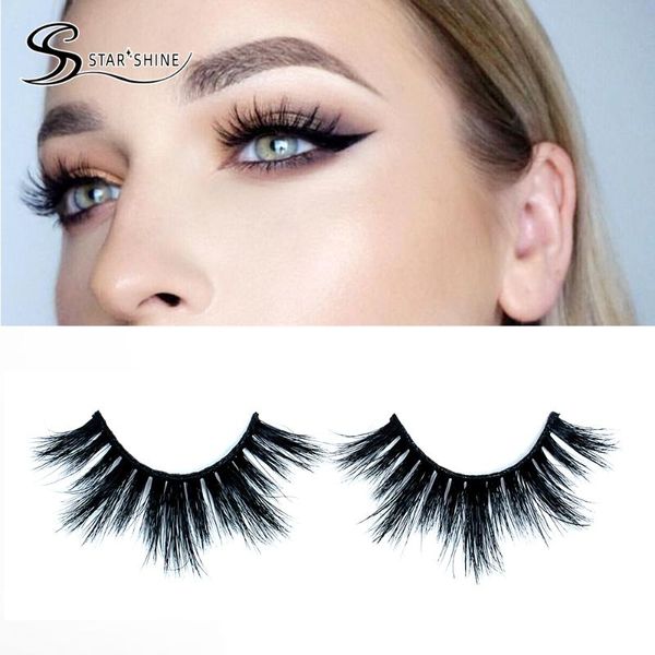 

false eyelashes manufacturer 3d mink extension with custom box and logo hand made