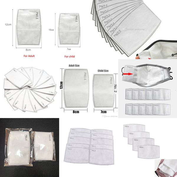 

filters filter pm2.5 anti haze mouth masks replaceable for activate carbon mask filters 3 ltuc