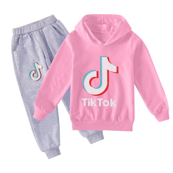 2020 Tik Tok Set For Big Boy Girl Tracksuit Clothes Autumn Winter