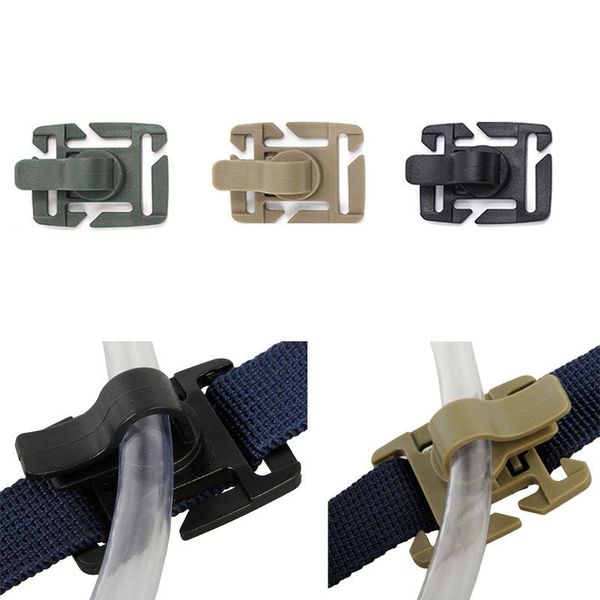 

molle webbiz batchation turgle clip clip water pipe hose гидратация гидроликовый мочевой пузырь похода на открытый лагерь kit рюкзак accesso