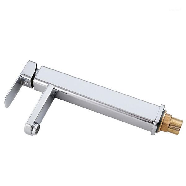

square single hole kitchen instant heating faucet rotatable cold dual-use fast heating tap water valve1