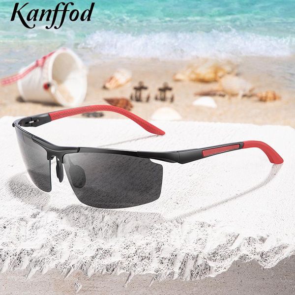 

Kanffod Men Vintage Aluminum Polarized Sunglasses Beach Classic Brand Sun Glasses Driving Goggle Square Design Male Zonnebril, White;black