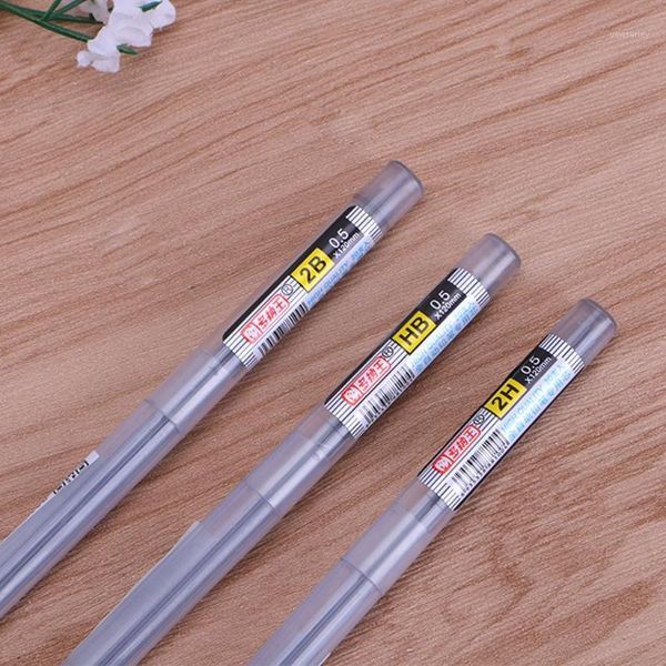 

refills wholesale /2b/2h lead tube 0.5mm/0.7mm with case for mechanical pencil dxab1, Black;red