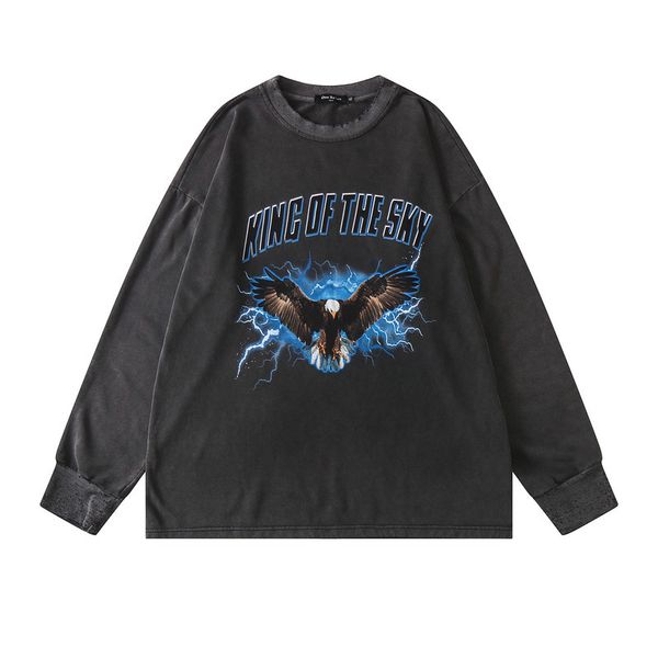 

west kanye printed hip hop swag men's sweaters 2020 spring clothes fall street weird thing, Black