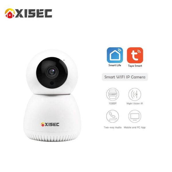 

2mp 1080p indoor home security baby care tuya smart life wireless ip camera