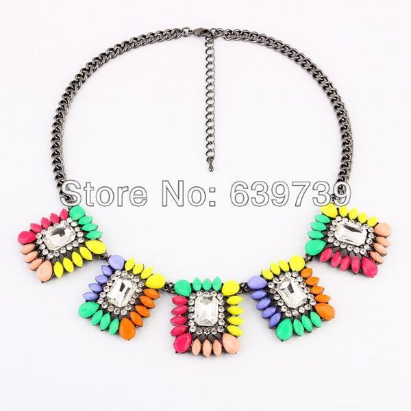 

bulk price hallowmas shiny gold color yellow necklace candy colour1, Silver