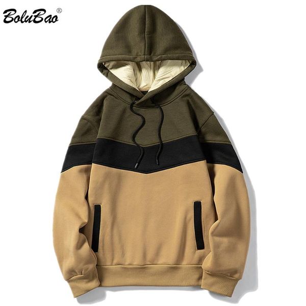 

boolubao brand mens модные толстовки топы мужчины высокая улица толстовка с капюшоном осень зима новый повседневная дикие толстовки толстовк, Black