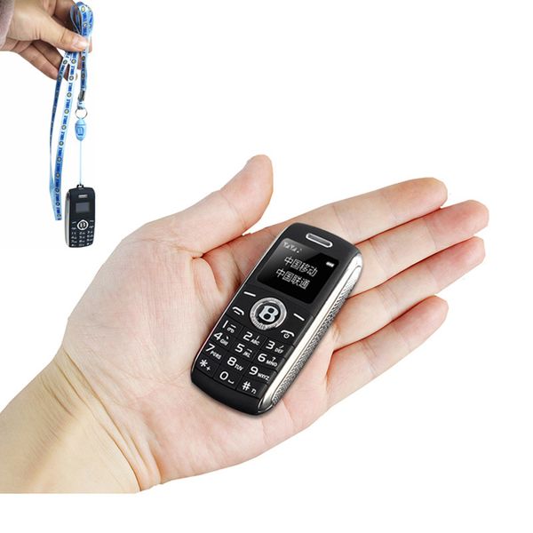 sbloccato Mini Car Key telefoni cellulari bluetooth MP3 cambio vocale GSM Dual sim cellulare BT dialer tasca cartone animato per bambini Telefono cellulare