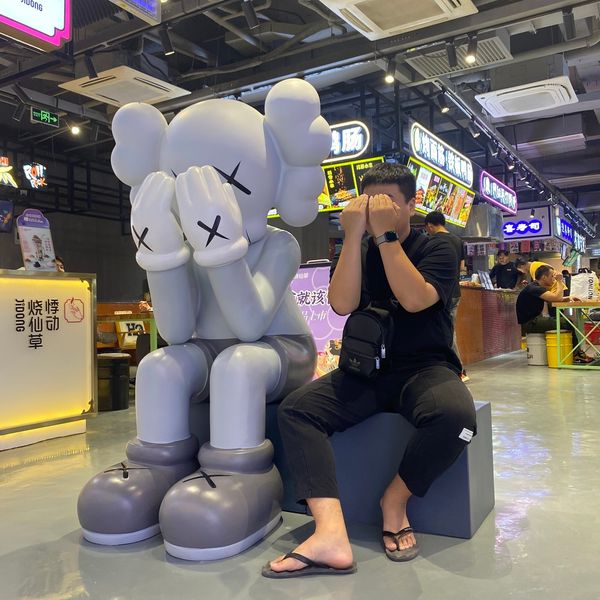 

god 4edakaws hand prototype doll giant made door model floor toy large ornament resin sculpture craftsvfsdw, Silver