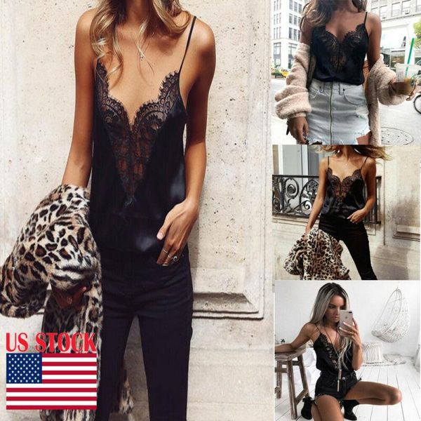 

womens lace crop vest fashion camisole sleeveless tank t-shirt1, White