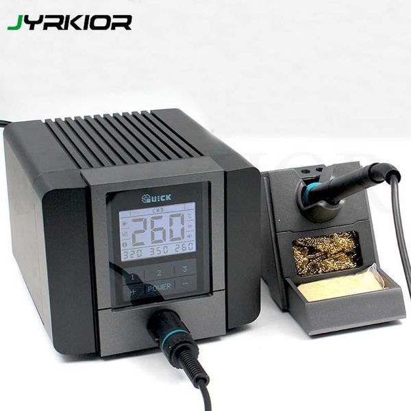 

original quick ts1200a 120w lcd digital intelligent lead soldering rework station phone repair1