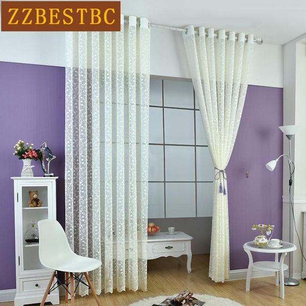 

curtain & drapes custom-made european luxury lace tulle curtains living room high - grade embroidery voile for bedroom/kitchen 3 colors