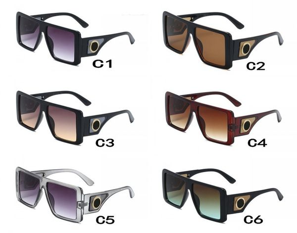 

1048 head sunglasses square big frame luxury designer sun glasses men women casual cycling outdoor oculos de sol, White;black