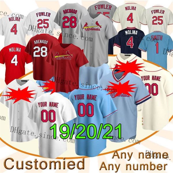 

28 nolan arenado jerseys st. louis cardinal 4 yadier molina paul goldschmidt ozzie smith nolan arenado dexter fowler blank mens jersey, Blue;black