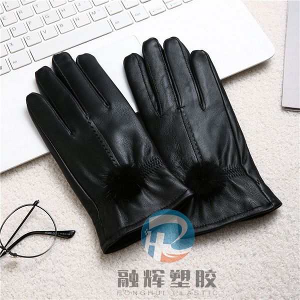 

outdoor waterproof gloves winter touch screen women windproof and warm cycling full finger zipper sport plush, Blue;gray