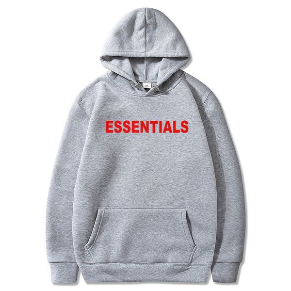 

2020 fog essentials printed men's and women's hoodies high street sweatshirt fashion mens women hoodie c0127, Black