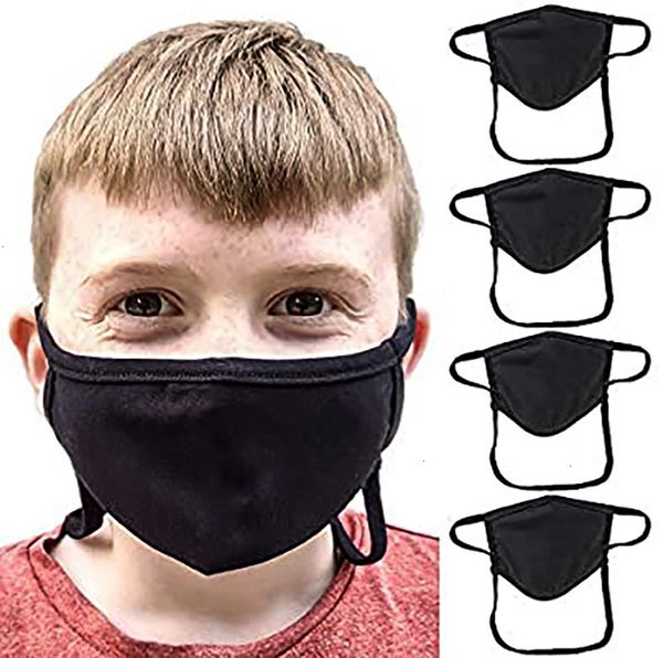 

color washable black cotton cloth solid neck mask